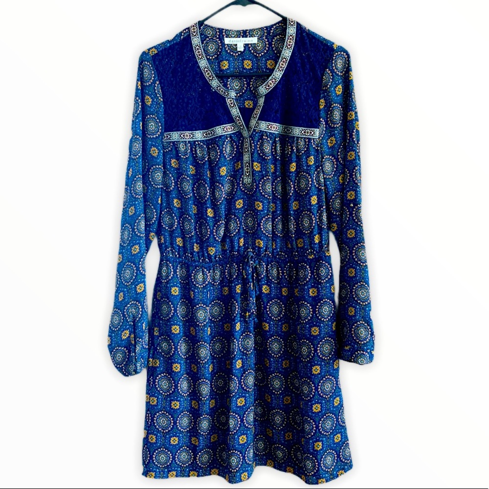 Daniel Rainn Boho Long-sleeve Tunic Size Medium